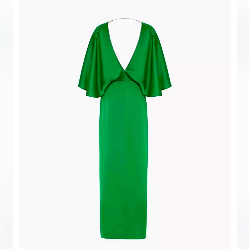 Elegant Green Midi Dress
